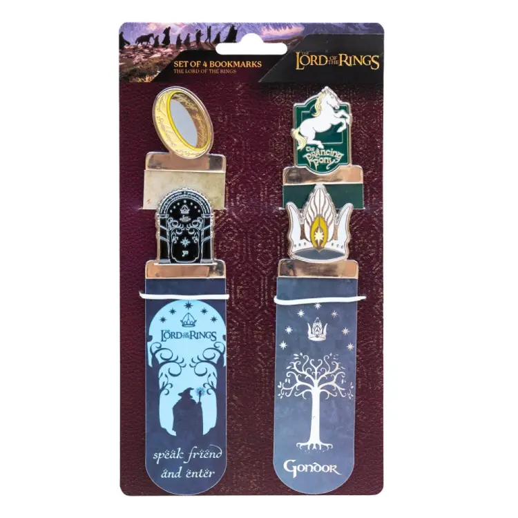 Grupo Erik - LORD OF THE RINGS - Set of 4 Bookmark