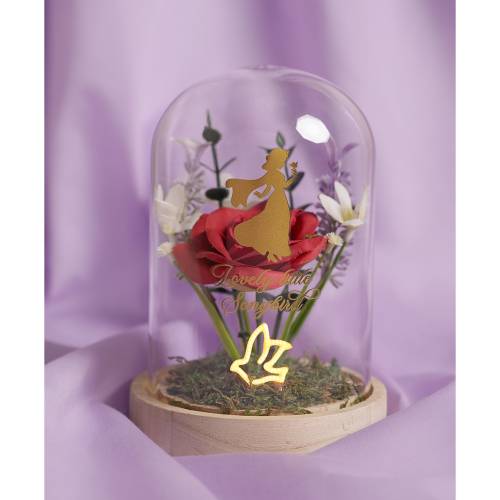 Widdop - DISNEY PRINCESS - Snow White - Floral Cloche with a Neon Light