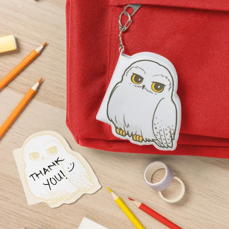 Paladone - HARRY POTTER - Hedwig - Mini Fluffy Notebook Keychain