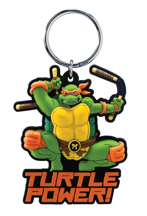 Monogram - TEENAGE MUTANT NINJA TURTLES - Michelangelo - Soft Touch Keychain