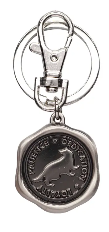 Monogram - HARRY POTTER - Hufflepuff - Pewter Keychain