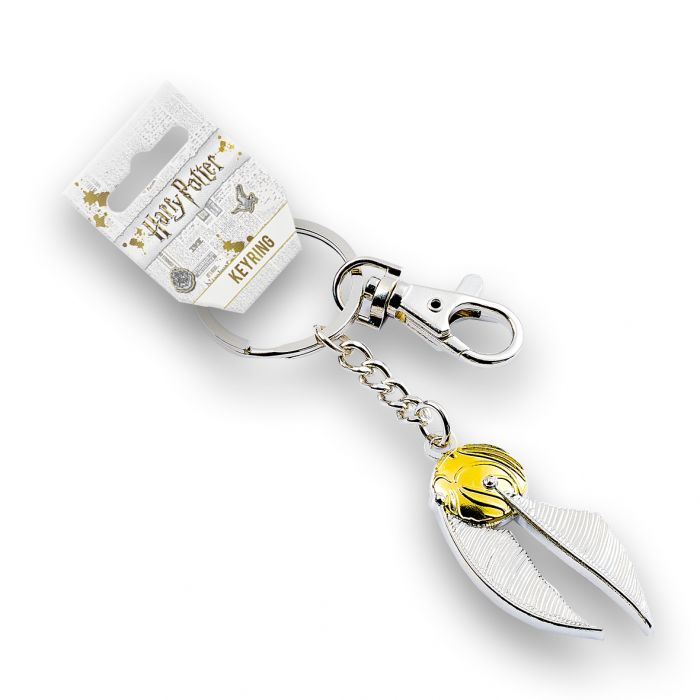 Carat - HARRY POTTER - Golden Snitch - Silver Plated Keyring