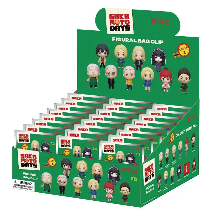Monogram - SAKAMOTO DAYS - Series 1 - 3D Foam Bag Clip (Display 24 Pcs)