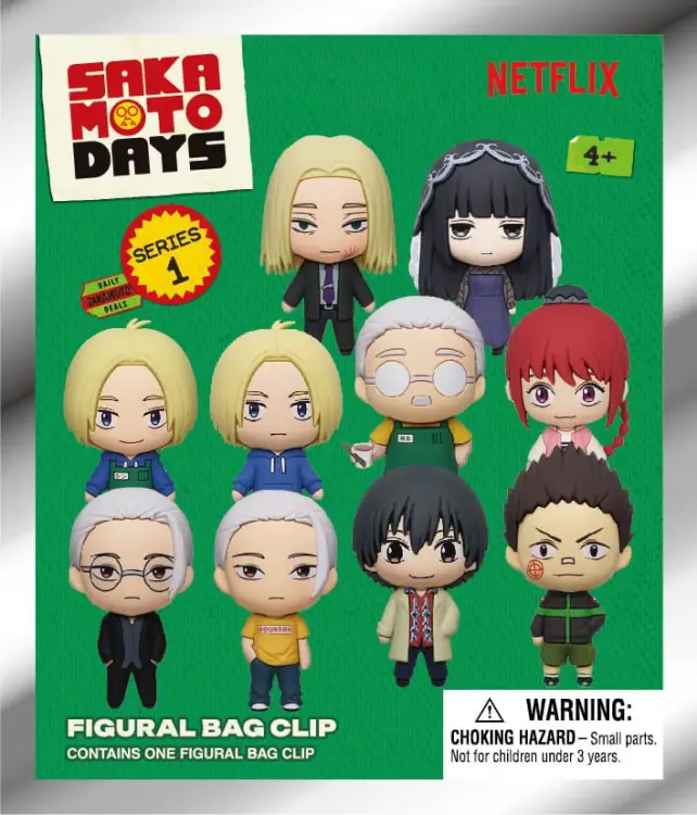 Monogram - SAKAMOTO DAYS - Series 1 - 3D Foam Bag Clip (Display 24 Pcs)