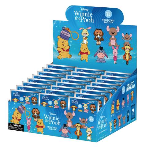 Monogram - WINNIE THE POOH - Series 2 - 3D Foam Bag Clip (Display 24 Pcs)