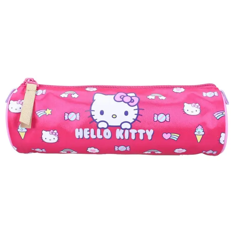 Vadobag - HELLO KITTY - Rainbow - Round Pencil Case