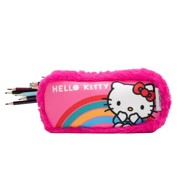 Blue Sky - HELLO KITTY - Rainbow - Plush Rectangular Case