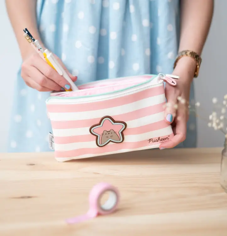 Grupo Erik - PUSHEEN - Rose Collection - Triple Pencil Case
