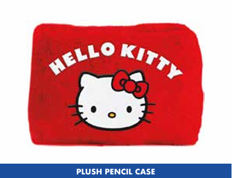Pyramid - HELLO KITTY - Plush Pencil Case
