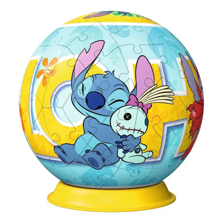 Ravensburger - LILO & STITCH - Stitch & Scrump - Puzzle 3D - Round 72p