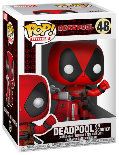 Funko - DEADPOOL - Pop Rides N° 48 - Deadpool on Scooter