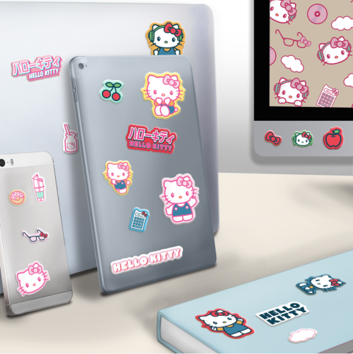 Paladone - HELLO KITTY - Puffy - Gadget Decals