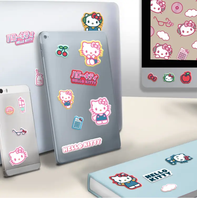 Paladone - HELLO KITTY - Puffy - Gadget Decals