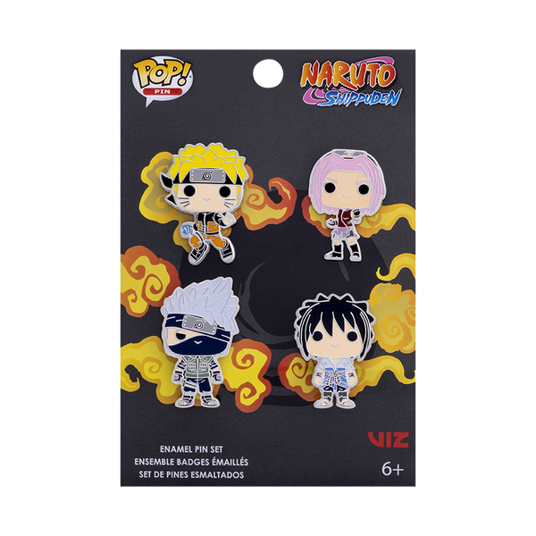 Funko - NARUTO - Funko 4pk Pin Set - Team 7