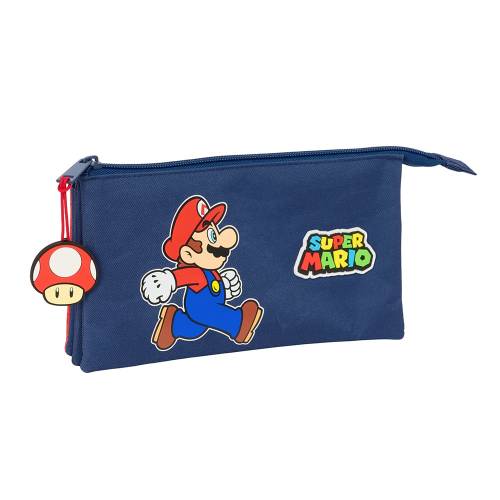 Safta - SUPER MARIO - Trick - Triple Pencil Case