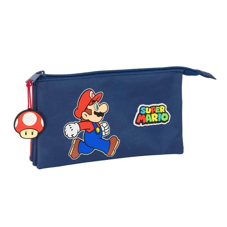 Safta - SUPER MARIO - Trick - Triple Pencil Case
