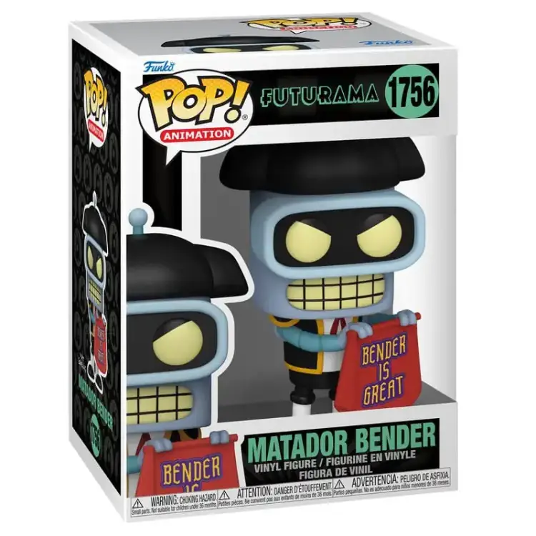 Funko POP! - Futurama - Bender (Matador) #1756