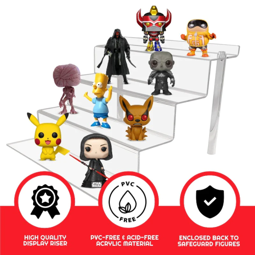 Evoretro - EVORETRO - Acrylic Display Risers for Funko Pops and Action Figures