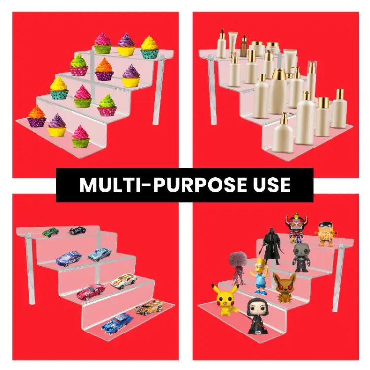 Evoretro - EVORETRO - Acrylic Display Risers for Funko Pops and Action Figures