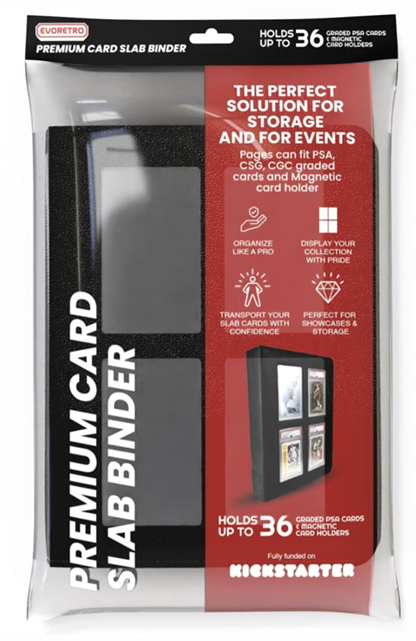 Evoretro - EVORETRO - Premium card slab binner with window - Black