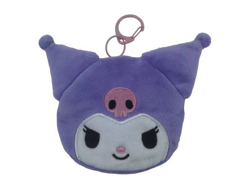 CYP - KUROMI - Head - Purple - Plush Coin Purse