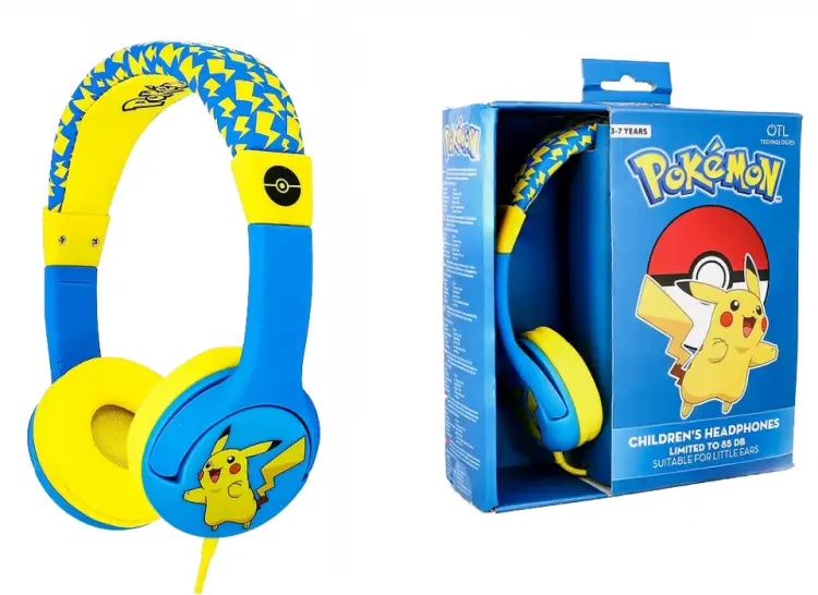 OTL - POKEMON - HeadPhones OTL 3-7 Kids 85db - Pikachu