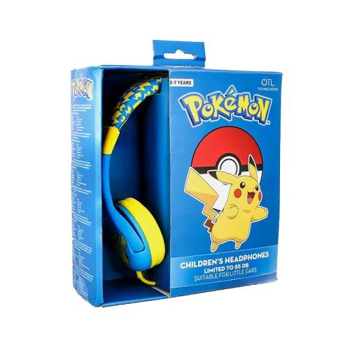 OTL - POKEMON - HeadPhones OTL 3-7 Kids 85db - Pikachu