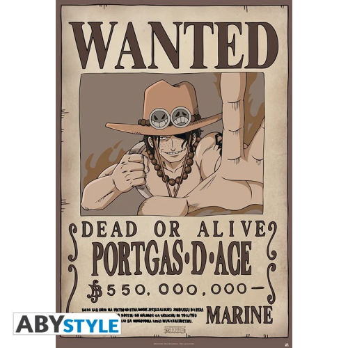GB Eye - ONE PIECE - Poster 91X61 - Wanted Ace