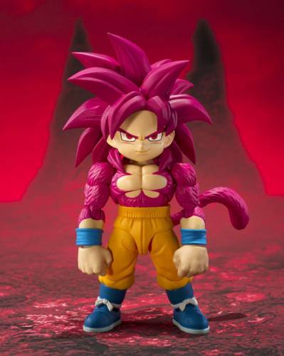Bandai Tamashii Nations - DRAGON BALL DAIMA - Son Goku Super Saiyan 4 - Fig. S.H. Figuarts 8cm
