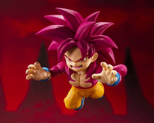 Bandai Tamashii Nations - DRAGON BALL DAIMA - Son Goku Super Saiyan 4 - Fig. S.H. Figuarts 8cm