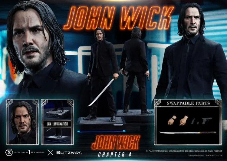 Prime 1 Studio - JOHN WICK 4 - John Wick - Statue Premium Masterline Series 54cm