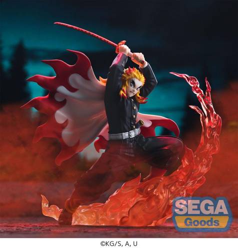 Sega Goods - DEMON SLAYER - Kyojuro Rengoku - Figure Xross Link Anime 20cm