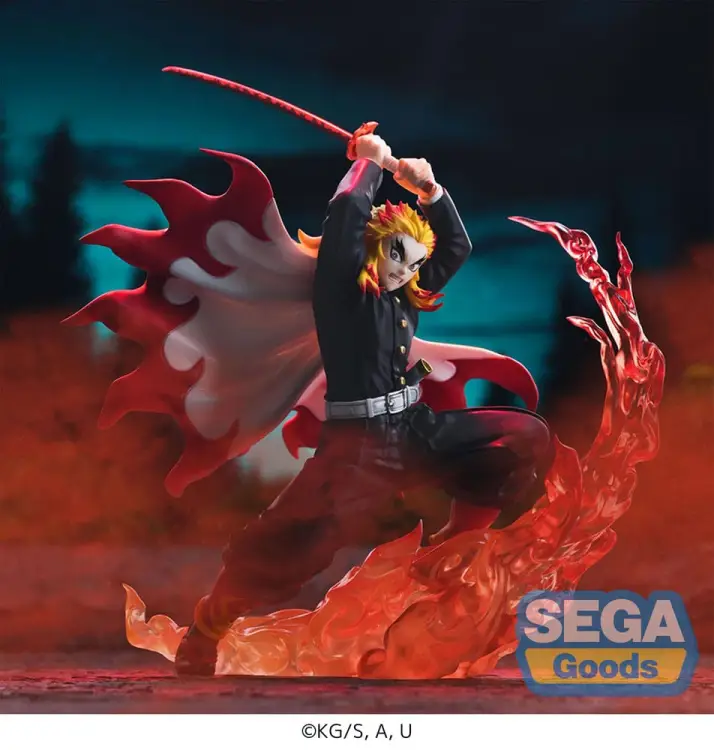 Sega Goods - DEMON SLAYER - Kyojuro Rengoku - Figure Xross Link Anime 20cm