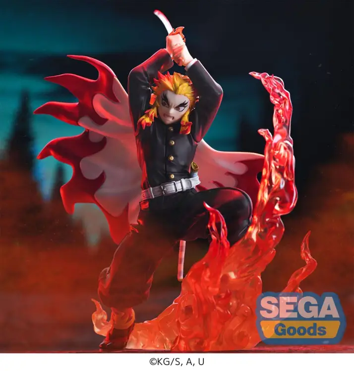 Sega Goods - DEMON SLAYER - Kyojuro Rengoku - Figure Xross Link Anime 20cm
