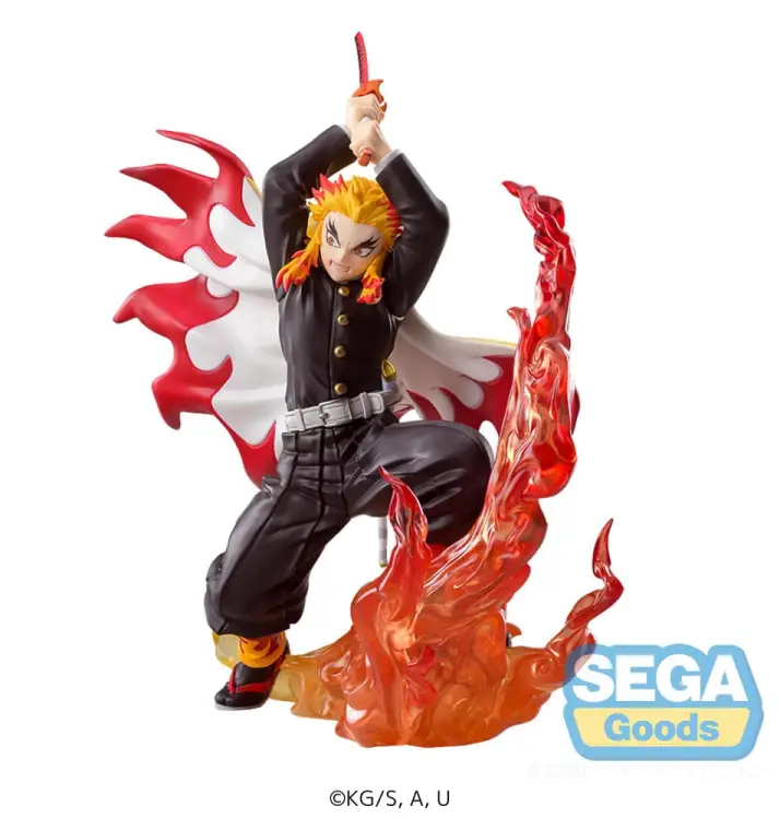 Sega Goods - DEMON SLAYER - Kyojuro Rengoku - Figure Xross Link Anime 20cm