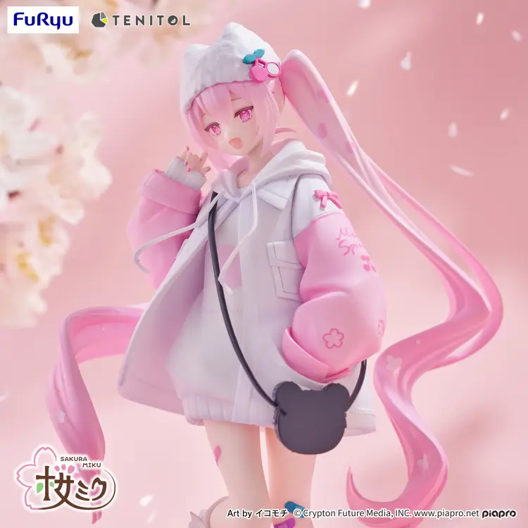 Furyu - HATSUNE MIKU - Sakura Miku - Statue Tenitol 19cm