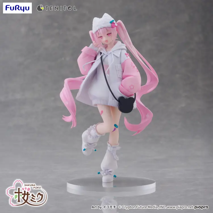 Furyu - HATSUNE MIKU - Sakura Miku - Statue Tenitol 19cm