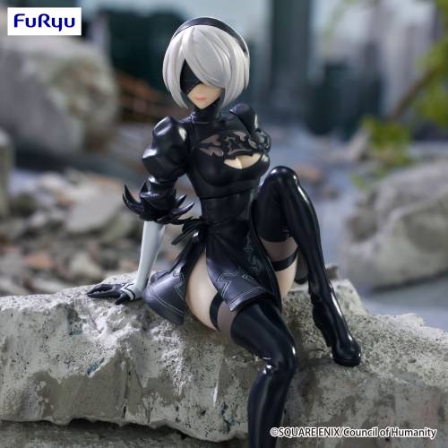 Furyu - NIER AUTOMATA VER1.1A - 2B - Statue Noodle Stopper 13cm