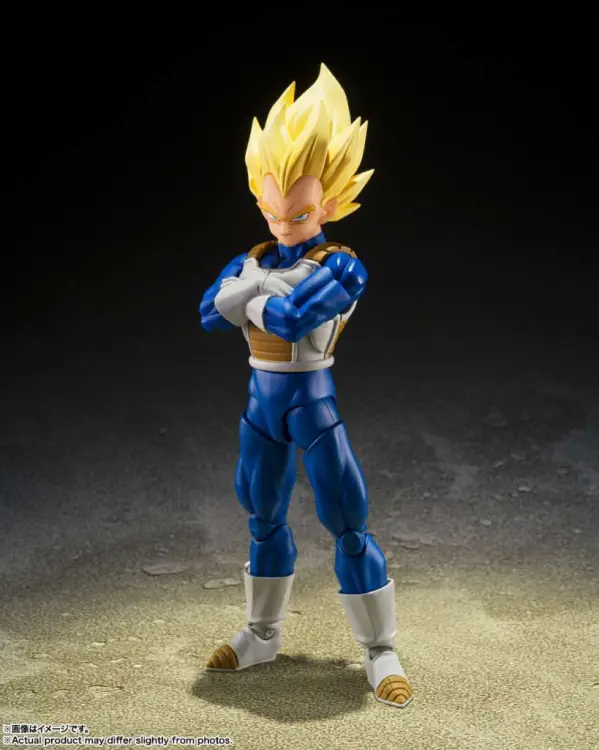 Bandai Tamashii Nations - DRAGON BALL Z - Super Saiyan Vegeta - Figure S.H. Figuarts 13.5cm