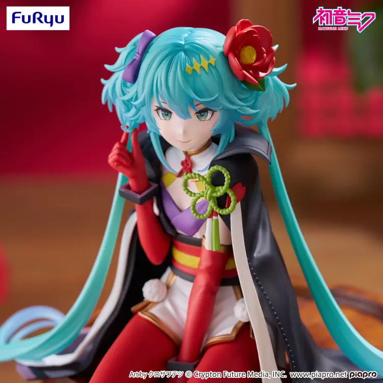 Furyu - HATSUNE MIKU - Flower Fairy Camelia - Statue Noodle Stopper 15cm
