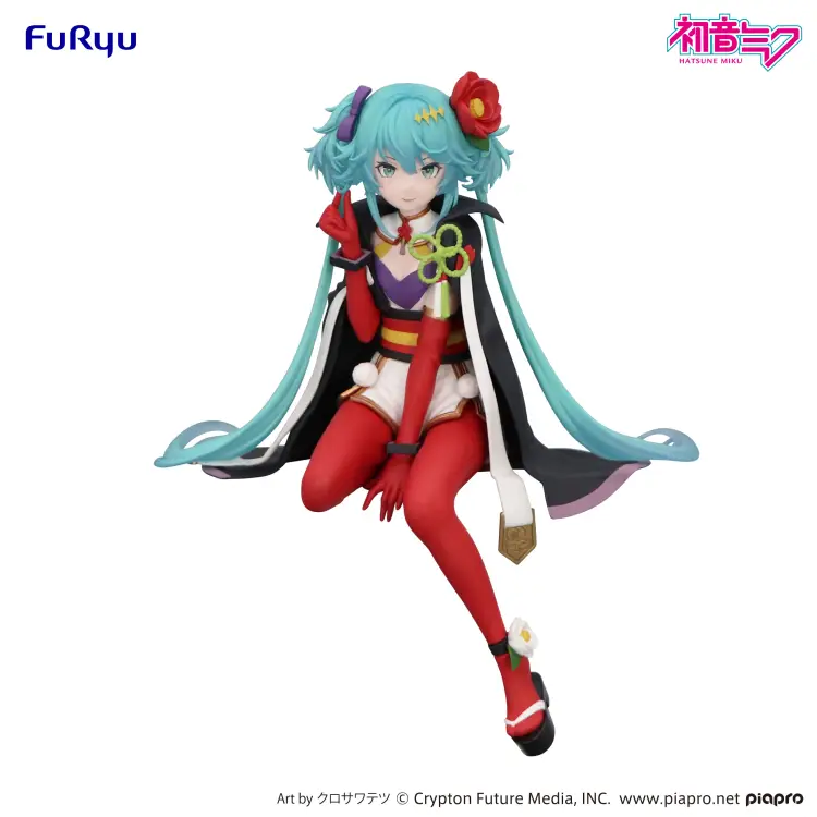Furyu - HATSUNE MIKU - Flower Fairy Camelia - Statue Noodle Stopper 15cm