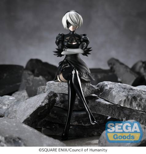 Sega Goods - NIER AUTOMATA VER 1.1A - 2B - Statue PM Perching 13cm