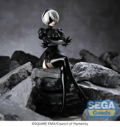 Sega Goods - NIER AUTOMATA VER 1.1A - 2B - Statue PM Perching 13cm