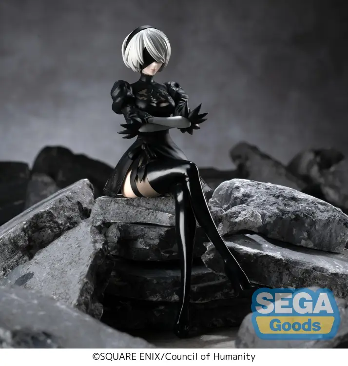 Sega Goods - NIER AUTOMATA VER 1.1A - 2B - Statue PM Perching 13cm