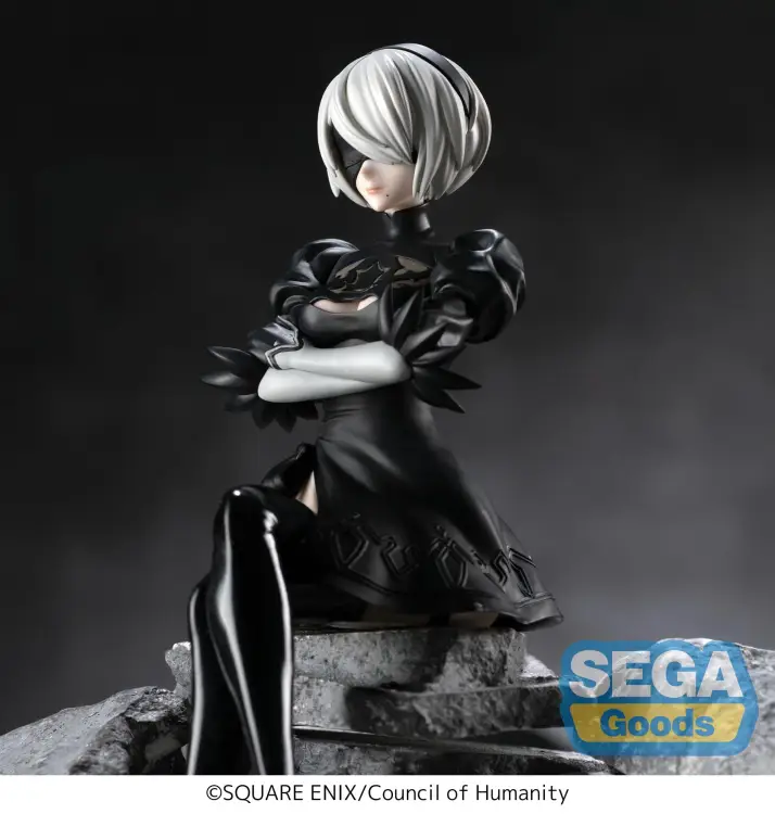 Sega Goods - NIER AUTOMATA VER 1.1A - 2B - Statue PM Perching 13cm