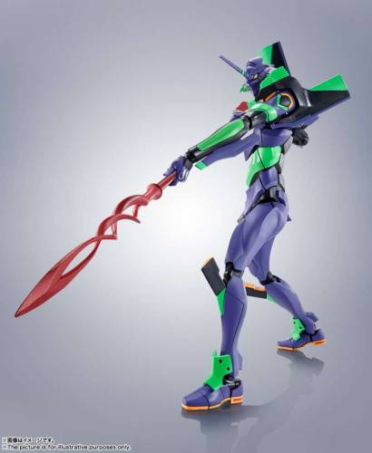 Bandai Tamashii Nations - EVANGELION - EVA-01 + Spear of Cassius - Figure Robot Spirits 17cm