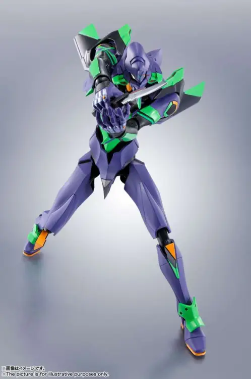 Bandai Tamashii Nations - EVANGELION - EVA-01 + Spear of Cassius - Figure Robot Spirits 17cm