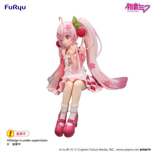 Furyu - HATSUNE MIKU - Sakura Miku 2025 "Wink" - Statue Noodle Stopper 14cm