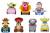 Beast Kingdom Toy Story - Pojazd Pull Back - Zestaw 6 Figurek Blind Box 5cm
