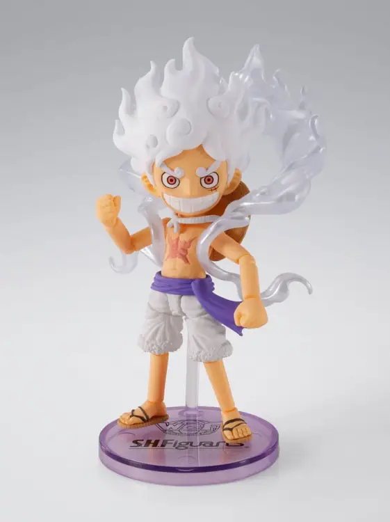 Bandai Tamashii Nations - ONE PIECE - Luffy Gear 5 - Figure WCF X S.H. Figuarts 8cm